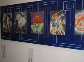 Expo de dessins de Gô Nagai au COMICON de Naples (2007)